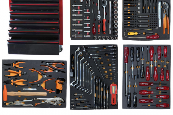 RİCO 6 ÇEKMECELİ 285 PARÇA DOLU TAKIM ARABASI